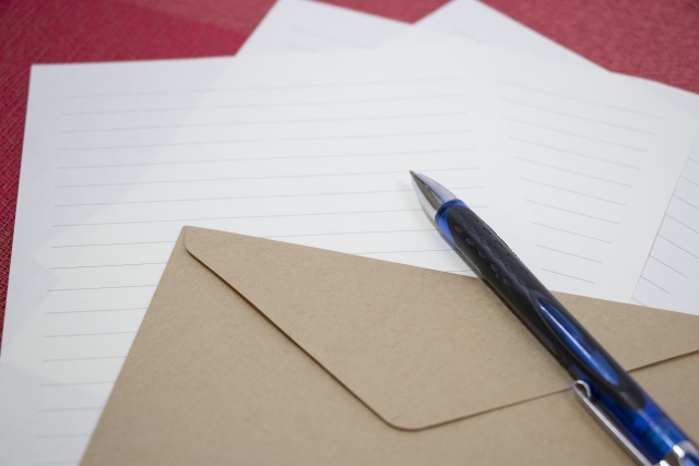ボールペンと手紙